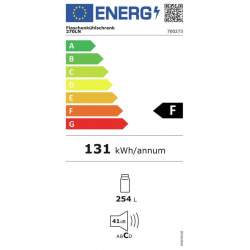 EFICIENCIA ENERGETICA NEVERA BOTELLERO 5 ESTANTES BARTSCHER 254L