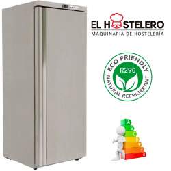 NEVERA ACERO INOXIDABLE VERTICAL AMPLIA CAPACIDAD EL HOSTELERO EDR600SSH