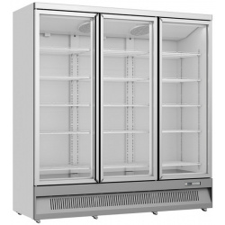 ARMARIO EXPOSITOR REFRIGERADO 3 PUERTAS ETIQUETA B GRIS 1880x740x2003 MM