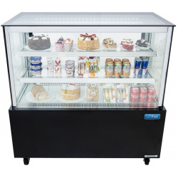 VITRINA REFRIGERADA DE PASTELERIA CRISTAL RECTO 900 MM