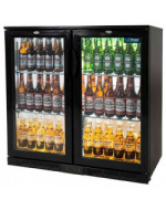 ENFRIADOR DE BOTELLAS CON 2 PUERTAS DE CRISTAL CORREDERAS 905x515x900 MM