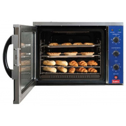 HORNO DE CONVECCIÓN PROFESIONAL 80 CM 3KW PARA 4 BANDEJAS GN 1/1