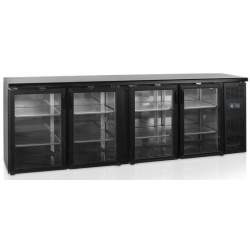 MESA REFRIGERADA 4 PUERTAS CRISTAL BACKBAR TEFCOLD CBC410G