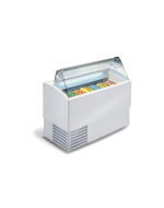 VITRINA DE HELADOS PARA 6 CUBETAS ISETTA 6ST CRISTAL RECTO