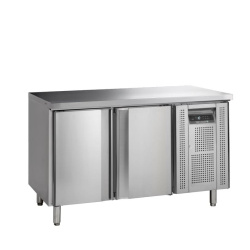 MESA REFRIGERADA PASTELERÍA 2 PUERTAS FONDO 80 BK210