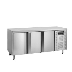 MESA FRÍA PASTELERÍA 3 PUERTAS FONDO 80CM BK310