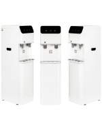 DISPENSADOR DE AGUA PARA EMPRESAS FRIA-CALIENTE DOBLE FILTRADO MF 2 GRIFOS BLANCA