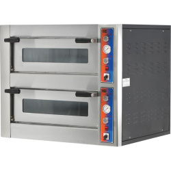 HORNO PIZZERO ELÉCTRICO DOBLE CÁMARA PARA 4 + 4 PIZZAS EHEMP5+5