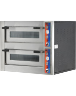 HORNO PIZZERO ELÉCTRICO DOBLE CÁMARA PARA 4 + 4 PIZZAS EHEMP5+5