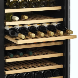 ARMARIO NEVERA PARA VINOS NEGRO EHTFW400-2F