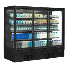 REFRIGERADOR VERTICAL 3 PUERTAS CON DOBLE ACRISTALAMIENTO EHEXTRA1875CD