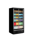 EXPOSITOR REFRIGERADO PUERTAS PANORAMICAS CON INTERIOR ESPEJO GALAXY+ GP10FGD BLACK