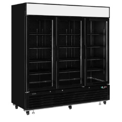 MURAL REFRIGERADOR VERTICAL 2 PUERTAS CRISTAL TEFCOLD LGC7500B