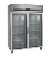 ARMARIO FRIGORÍFICO 2 PUERTAS CRISTAL GN 2/1 TEFCOLD RK1420G