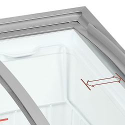 ARCÓN CONGELADOR TAPA CORREDERA TEFCOLD IC100SCEB LED