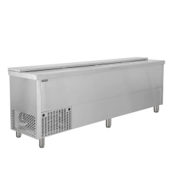BOTELLERO 4 COMPARTIMENTOS 2505x565x930 mm TEFCOLD BHC250X1
