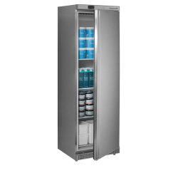 REFRIGERADOR VERTICAL 361L ACABADO EXTERIOR INOX TEFCOLD UR400X1