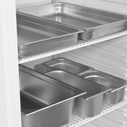 REFRIGERADOR VERTICAL GRAN CAPACIDAD 620L EXTERIOR INOX GN2/1 TEFCOLD UR600X1