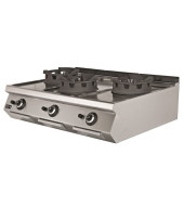 COCINA WOK A GAS 3 x 18 KW FONDO 700MM EMPPLS7WK030