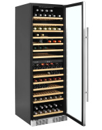 ARMARIO PARA VINOS 2 TEMPERATURAS CON MARCO INOX 163 BOTELLAS TEFCOLD TFW400-2S