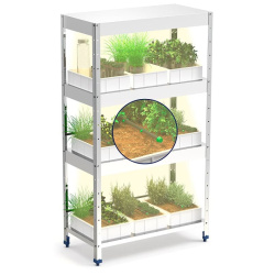 ESTANTERÍA CULTIVO INTERIOR LUZ LED 1000x500x1750 mm