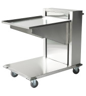 CARRO DE SERVICIO SISTEMA ELEVACIÓN BANDEJAS AJUSTABLE