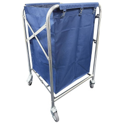 CARRO LAVANDERÍA EN ACERO INOXIDABLE PARA HOSPITALES