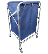 CARRO LAVANDERÍA EN ACERO INOXIDABLE PARA HOSPITALES