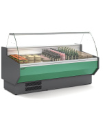 VITRINA EXPOSITORA REFRIGERADA FONDO 94 CRISTAL CURVO NERIA VED-9-C