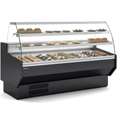 VITRINA PASTELERA REFRIGERADA FONDO 94 CRISTAL CURVO DOCRILUC VEPD-9-C