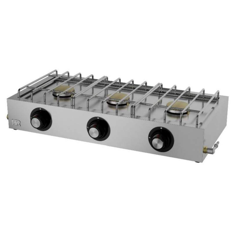 FOGONES DE GAS INDUSTRIAL ECO 3 QUEMADORES 3,3+3,3+3,3kW HRF BASIC FOGONES DE GAS INDUSTRIAL ECO 3 QUEMADORES 3,3+3,3+3,3kW HRF BASIC
