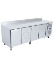 MESA REFRIGERADA CON RUEDAS 4 PUERTAS FONDO 600 RCU2236