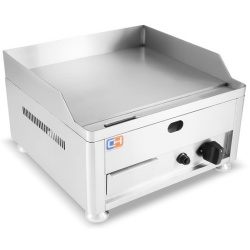 PLANCHA PARA BAR A GAS CROMO DURO 50 CM GGN-500D
