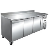 BAJO MOSTRADOR REFRIGERADO 3 PUERTAS FONDO 60CM CON RUEDAS SNACK3200TN