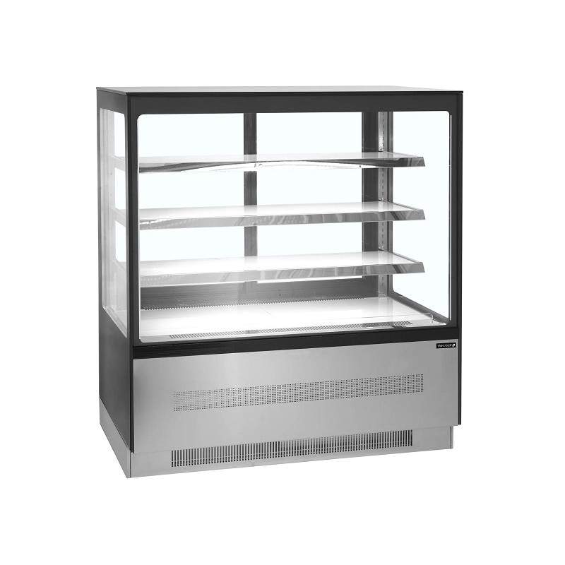 VITRINA REFRIGERADA PASTELERA CAPACIDAD 390L CRISTAL RECTO TEFCOLD LPD903F/BLACK VITRINA REFRIGERADA PASTELERA CAPACIDAD 390L CRISTAL RECTO TEFCOLD LPD903F/BLACK