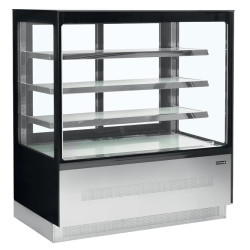 VITRINA FRÍA PASTELERÍA 120 CM CRISTAL RECTO TEFCOLD LPD1203F/BLACK VITRINA FRÍA PASTELERÍA 120 CM CRISTAL RECTO TEFCOLD LPD1203F/BLACK