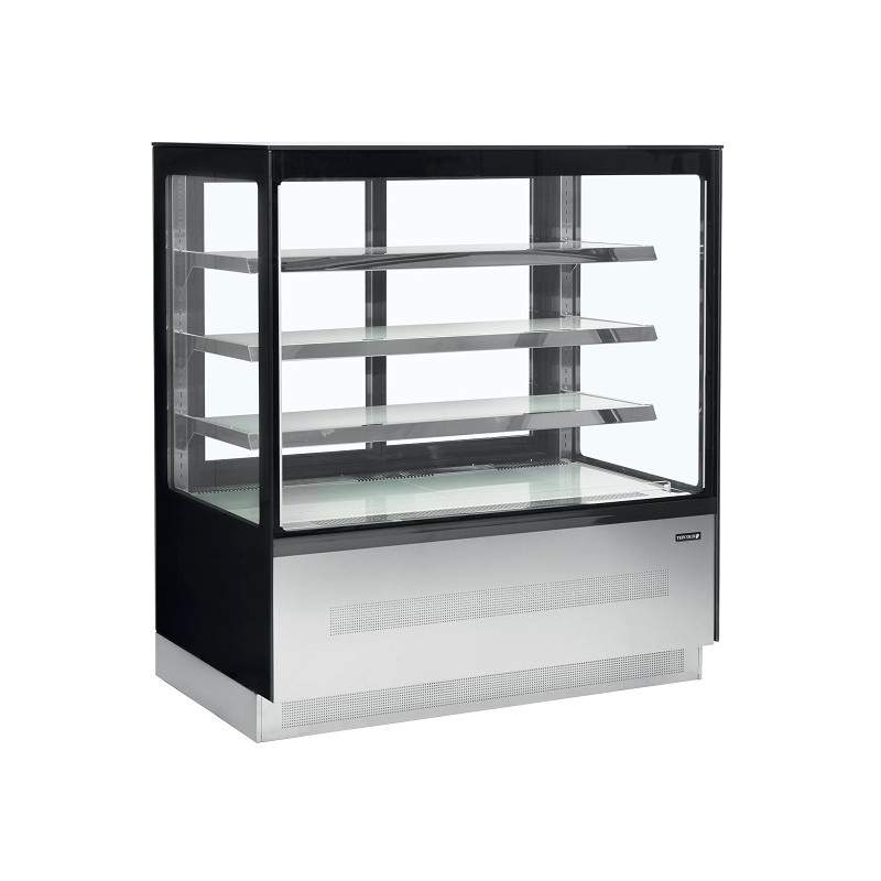 VITRINA FRÍA PASTELERÍA 120 CM CRISTAL RECTO TEFCOLD LPD1203F/BLACK VITRINA FRÍA PASTELERÍA 120 CM CRISTAL RECTO TEFCOLD LPD1203F/BLACK