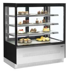 VITRINA FRÍA PASTELERÍA 120 CM CRISTAL RECTO TEFCOLD LPD1203F/BLACK VITRINA FRÍA PASTELERÍA 120 CM CRISTAL RECTO TEFCOLD LPD1203F/BLACK