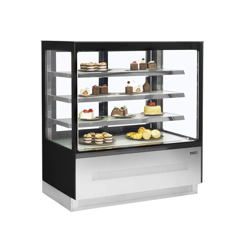 VITRINA FRÍA PASTELERÍA 120 CM CRISTAL RECTO TEFCOLD LPD1203F/BLACK VITRINA FRÍA PASTELERÍA 120 CM CRISTAL RECTO TEFCOLD LPD1203F/BLACK