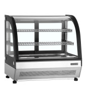 VITRINA PASTELERA DE SOBREMOSTRADOR CRISTAL CURVO TEFCOLD LCT750C/BLACK