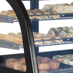 VITRINA PASTELERA DE SOBREMOSTRADOR CRISTAL CURVO TEFCOLD LCT750C/BLACK
