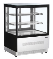 VITRINA FRÍA PASTELERÍA 90CM CRISTAL RECTO TEFCOLD LPD900F/BLACK
