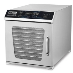 DESHIDRATADOR PROFESIONAL EN ACERO INOXIDABLE CON 10 BANDEJAS WDH10E