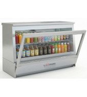 VITRINA MOSTRADOR REFRIGERADA 2 ESTANTES CAPACIDAD 470L INFRICO VC 1400