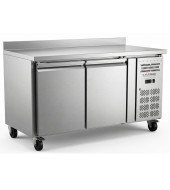 NEVERA BAJO MOSTRADOR 2 PUERTAS CON RUEDAS FONDO 60CM SNACK2200TN