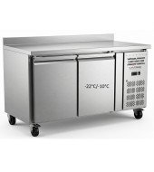 BAJO MOSTRADOR CONGELADOR 2 PUERTAS FONDO 60CM LINEA ECO CON RUEDAS