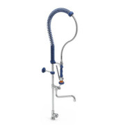 GRIFO PARA COCINA INDUSTRIAL DUCHA + CAÑO 1 AGUA SERIE RD 450X1300 MM