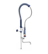 GRIFO COCINA INDUSTRIAL BASICO DUCHA + CAÑO 1 AGUA 450X1200 MM