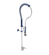 GRIFO COCINA INDUSTRIAL DUCHA 2 AGUAS SOBREMESA SERIE MNE