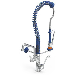 GRIFO COCINA PROFESIONAL EXTRA-BAJO DUCHA+CAÑO SERIE MN 220X600 MM